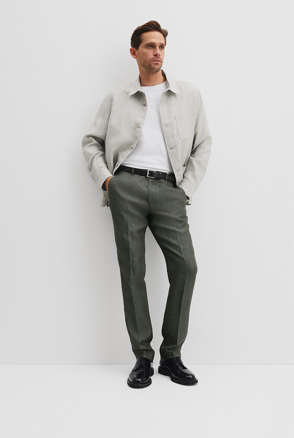 Linen overshirt