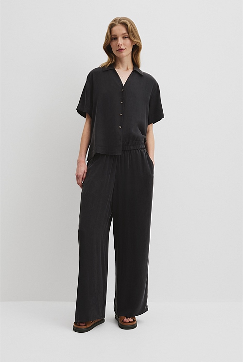 Pull-On Cupro Pant Pull-On Cupro Pant
