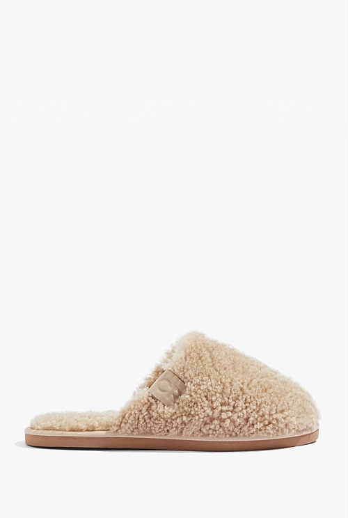 Australian Made Teddy Shearling Slip-On Australian Made Teddy Shearling Slip-On