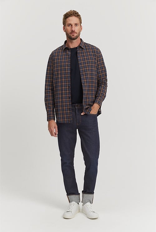 Tailored Fit Multi Check Shirt