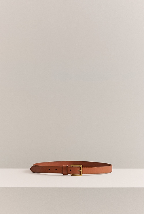Leather Slim Belt Leather Slim Belt