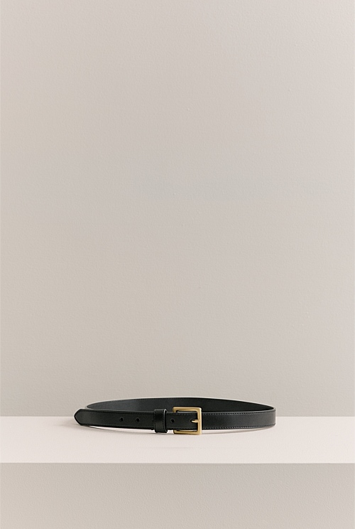 Leather Slim Belt Leather Slim Belt