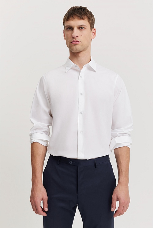 Regular Fit Cotton Poplin Shirt