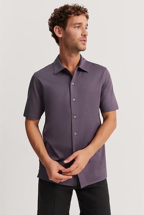 Mercerised Short Sleeve Shirt