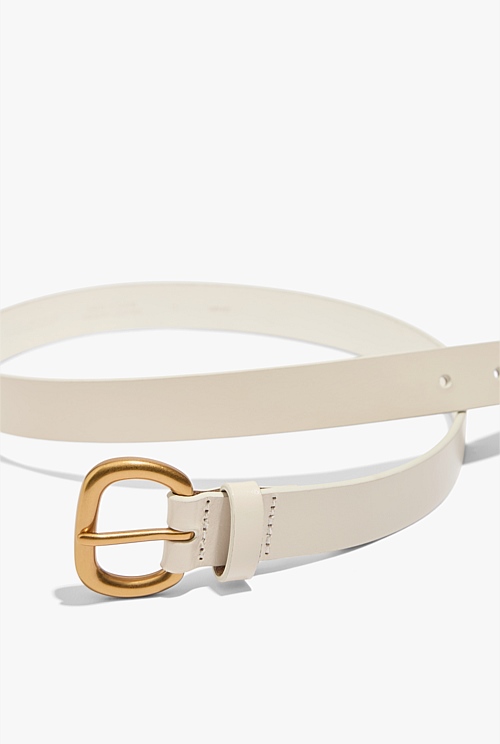 Skinny Solid Buckle Belt Skinny Solid Buckle Belt