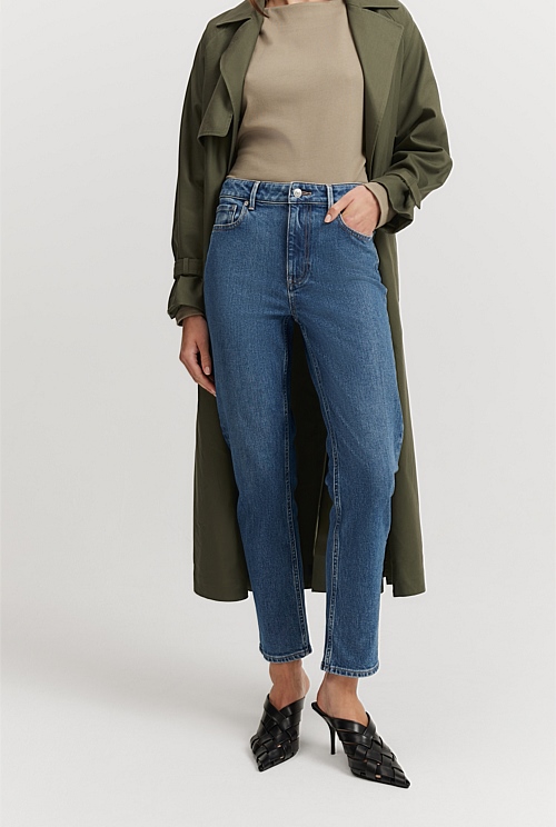 High Rise Slim Leg Jean High Rise Slim Leg Jean