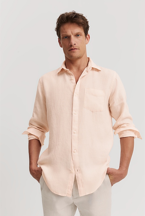 Regular Fit Organically Grown Linen Shirt