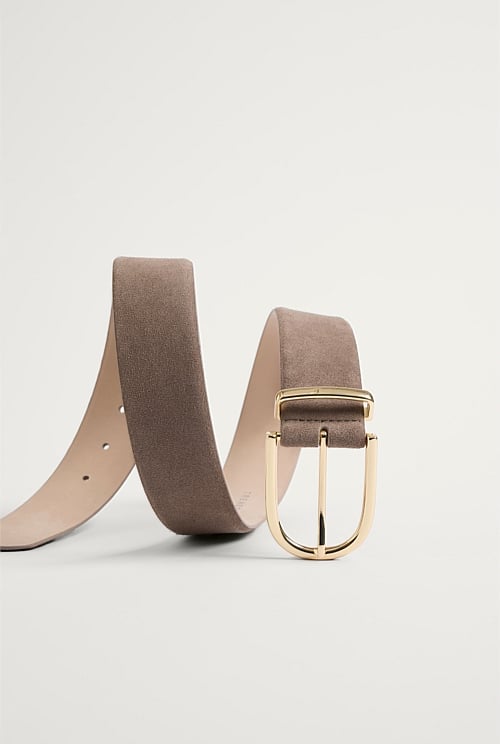 Suede Wide Belt