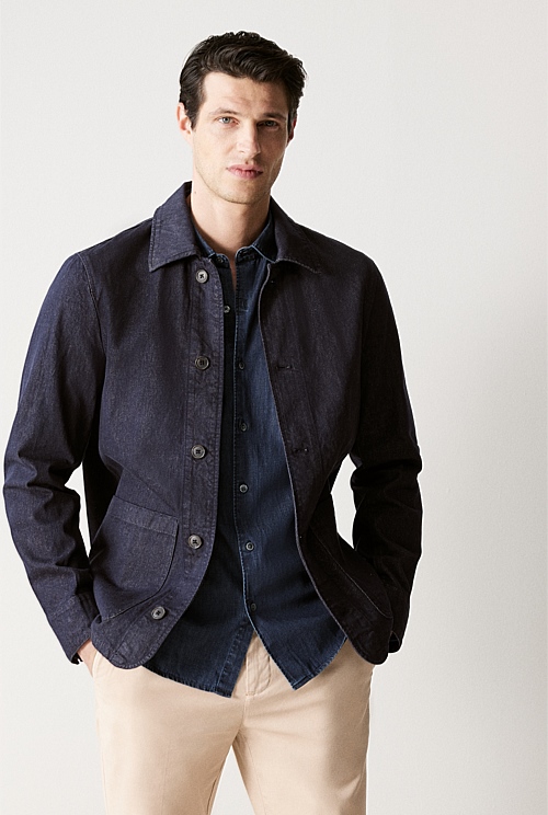 Regular Fit Refined Denim Jacket