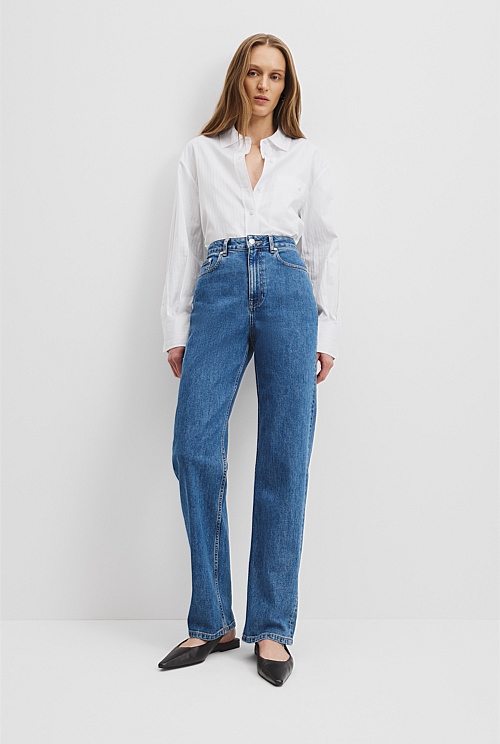 High Rise Straight Leg Jean High Rise Straight Leg Jean