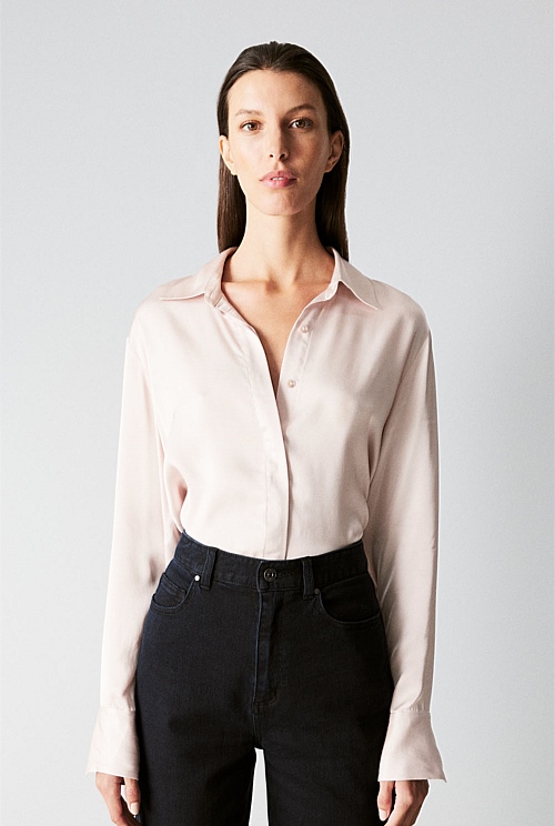 Satin Relaxed Shirt