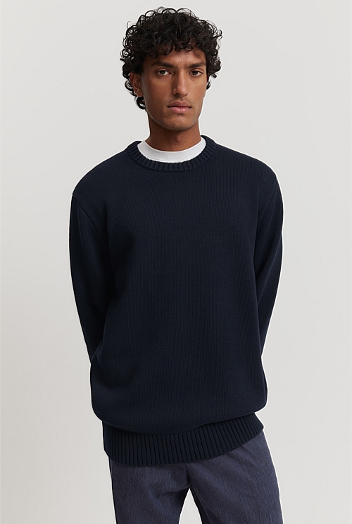 Australian Cotton Crew Knit