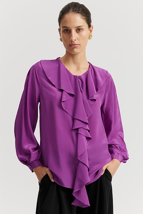 Ruffle Detail Blouse