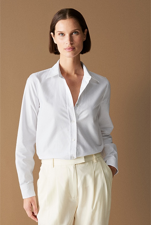 Yarn Dyed Cotton Oxford Shirt