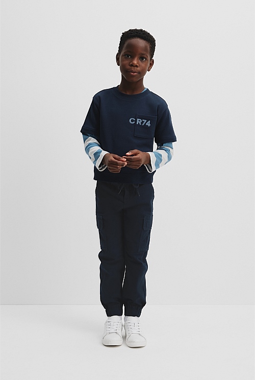 Cotton Sweat Pocket T-Shirt Cotton Sweat Pocket T-Shirt
