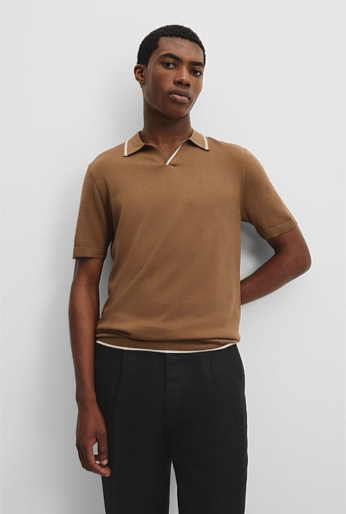 Cotton Silk Tipped Trophy Polo