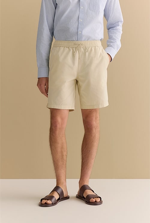 Cotton Twill Pull On Short