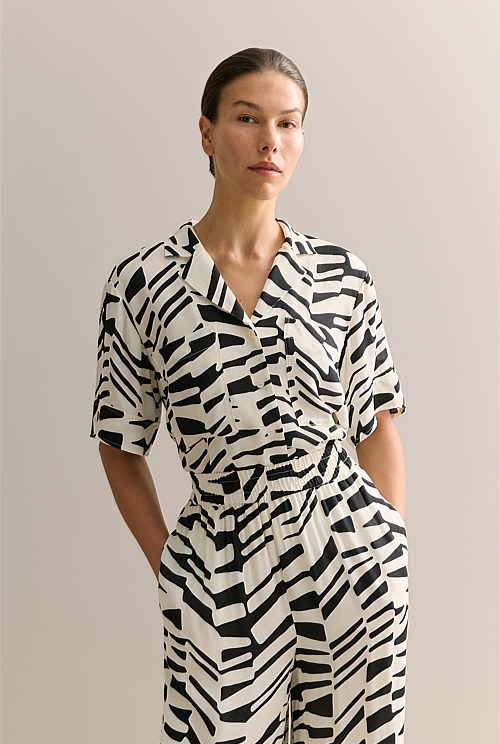 Bold Geo Camp Shirt Bold Geo Camp Shirt