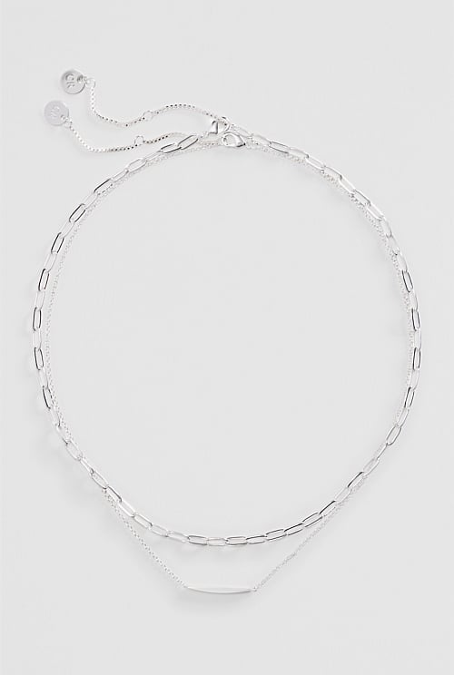 Chain Necklace Pack of 2 Chain Necklace Pack of 2