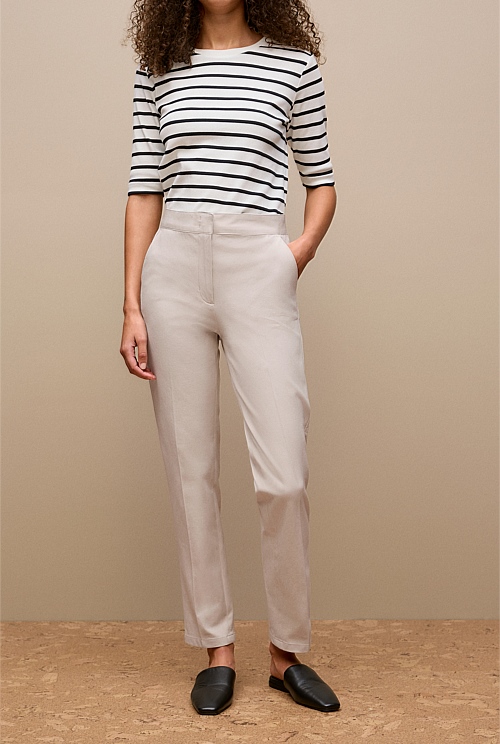 Cotton Blend Bi-stretch Pant Cotton Blend Bi-stretch Pant