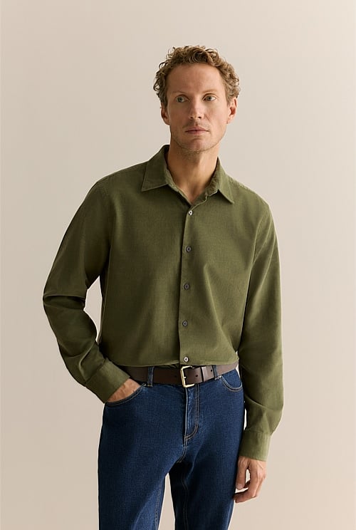 Regular Fit Featherwale Cord Shirt Regular Fit Featherwale Cord Shirt