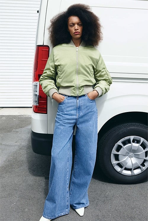 Recycled Nylon Bomber Jacket Recycled Nylon Bomber Jacket