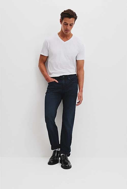 Straight Leg Cotton Jean Straight Leg Cotton Jean