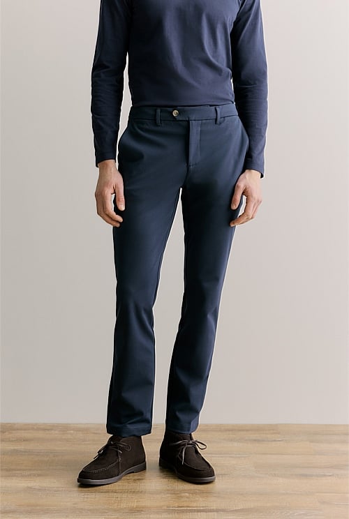 Cotton Ponte Blend Travel Pant