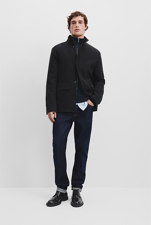 Moleskin Funnel Neck Jacket Moleskin Funnel Neck Jacket