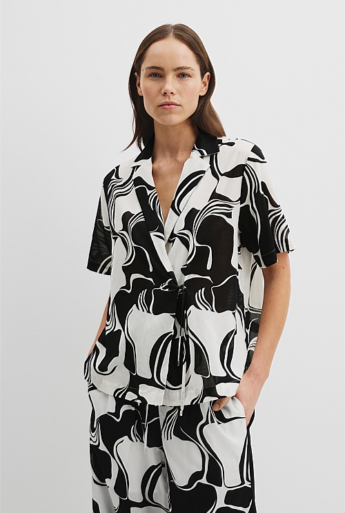 Print Cotton Shirt