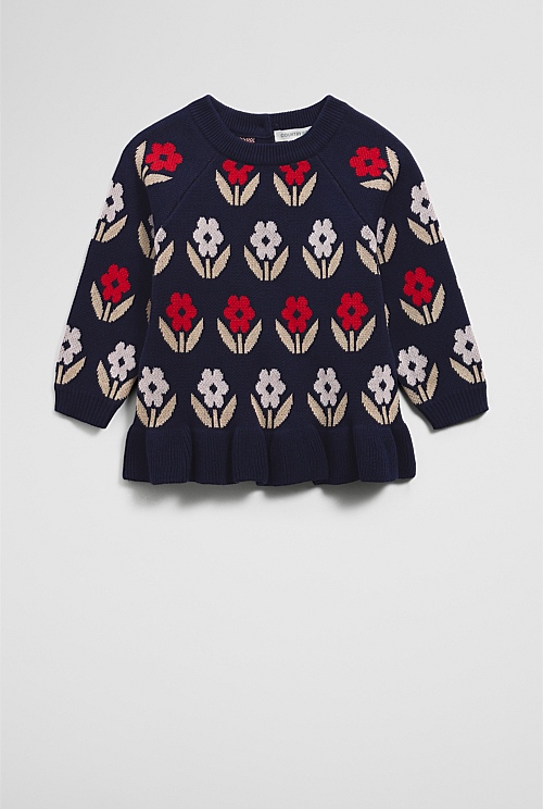 Organically Grown Cotton Jacquard Knit Knit Organically Grown Cotton Jacquard Knit Knit