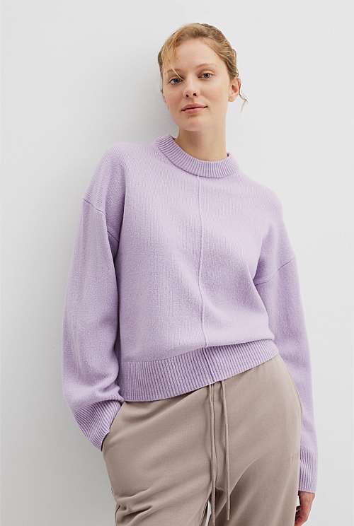 Italian Merino Crew Knit