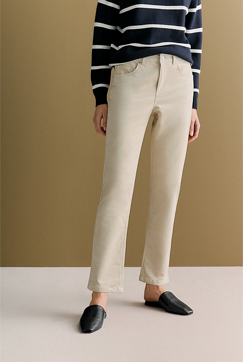Needlecord Five Pocket Boyfriend Pant