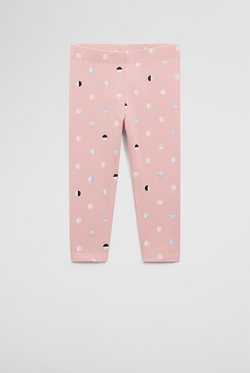 Cotton Blend Spot Legging Cotton Blend Spot Legging
