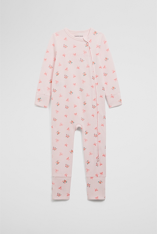 Organically Grown Cotton Waffle Jumpsuit Organically Grown Cotton Waffle Jumpsuit