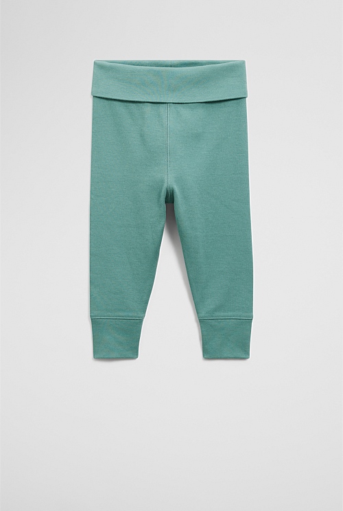 Organically Grown Cotton Fold-Over Soft Pant Organically Grown Cotton Fold-Over Soft Pant