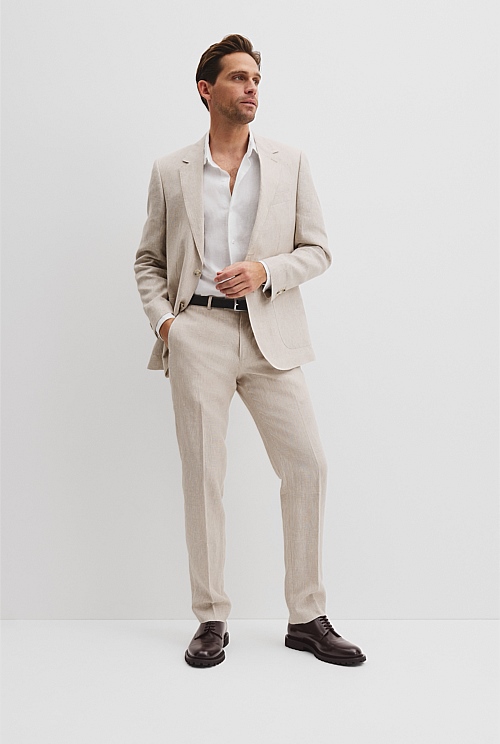 Linen Check Pant Linen Check Pant
