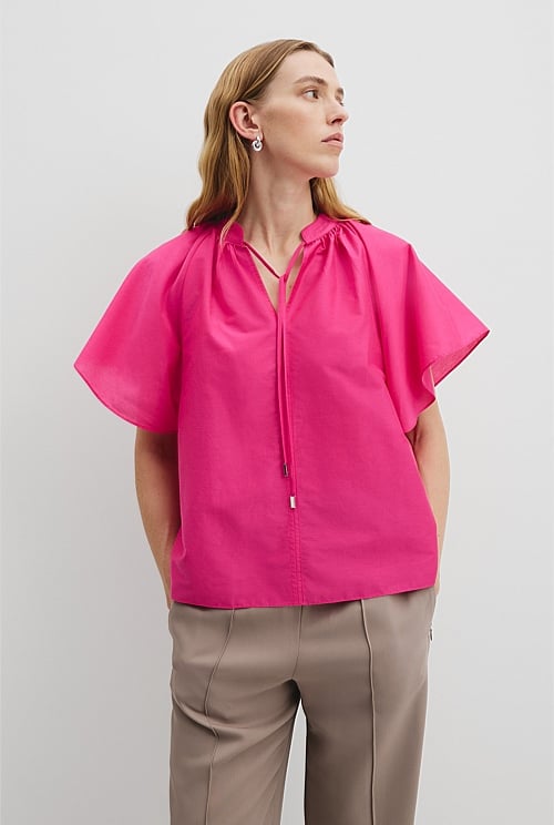 Flutter Sleeve Blouse Flutter Sleeve Blouse