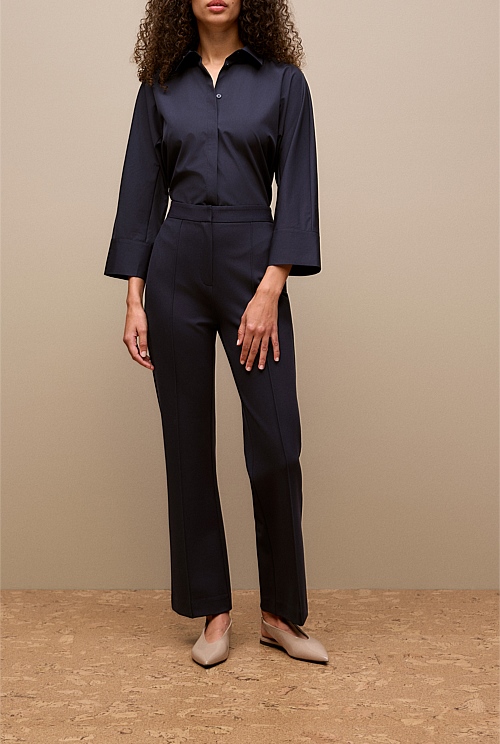 Ponte Tailored Kick Flare Pant