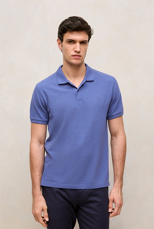 Pique Marle Monogram Polo Pique Marle Monogram Polo