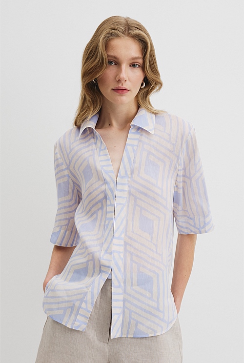 Print Utility Shirt Print Utility Shirt