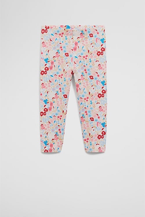 Organically Grown Cotton Floral Legging Organically Grown Cotton Floral Legging