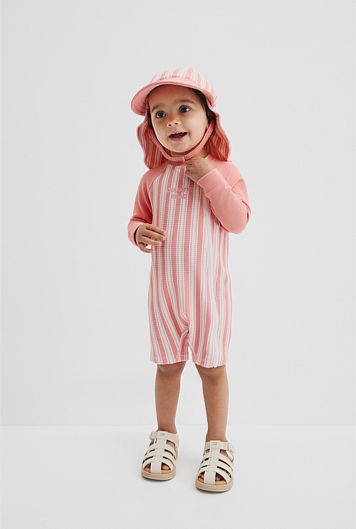 Stripe Logo Swimsuit Stripe Logo Swimsuit