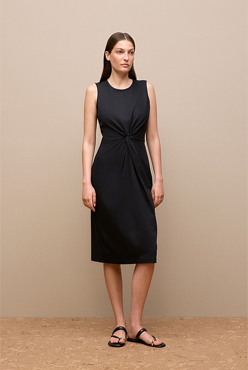 Cotton Twist Front Dress Cotton Twist Front Dress