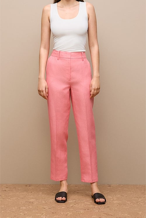 Linen Tapered Leg Pant Linen Tapered Leg Pant