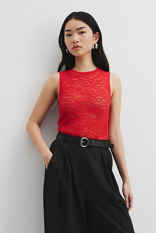 Lace Knit Tank Lace Knit Tank