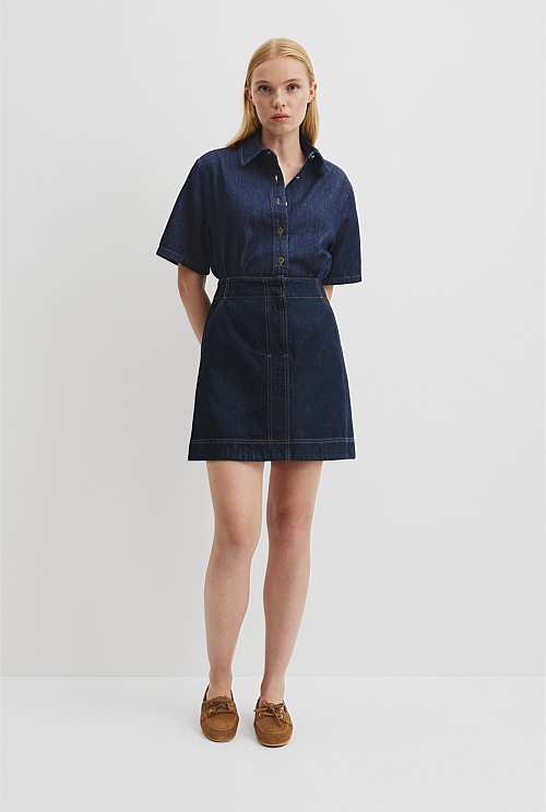 Denim Mini Skirt Denim Mini Skirt