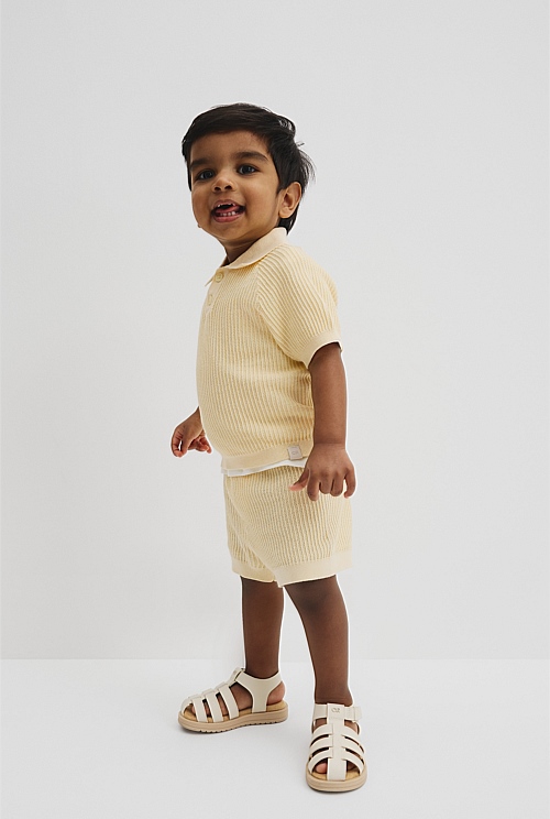 Organically Grown Cotton Knit Short Organically Grown Cotton Knit Short