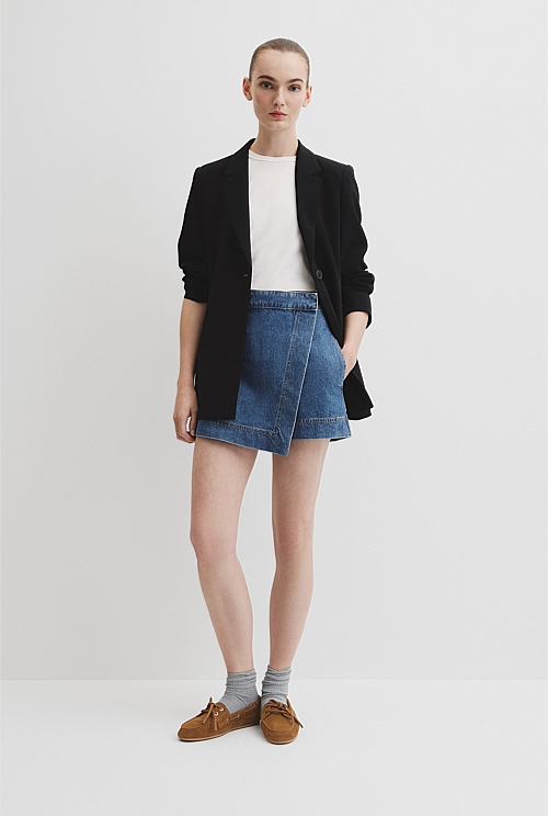 Denim Skort Denim Skort