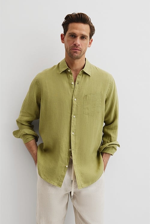 Organically Grown Linen Regular Fit Shirt Organically Grown Linen Regular Fit Shirt
